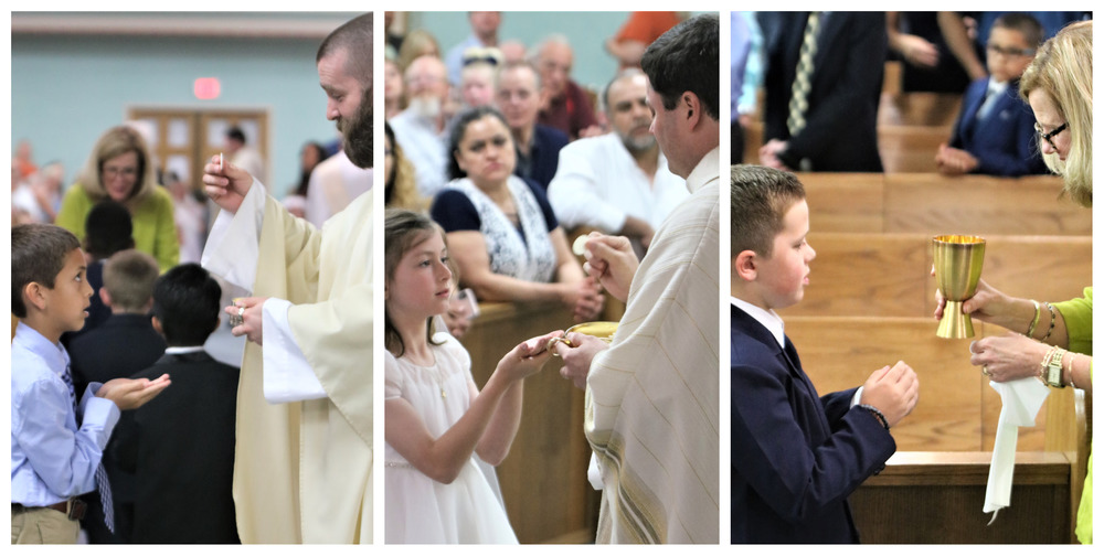 First Communion Celebrated