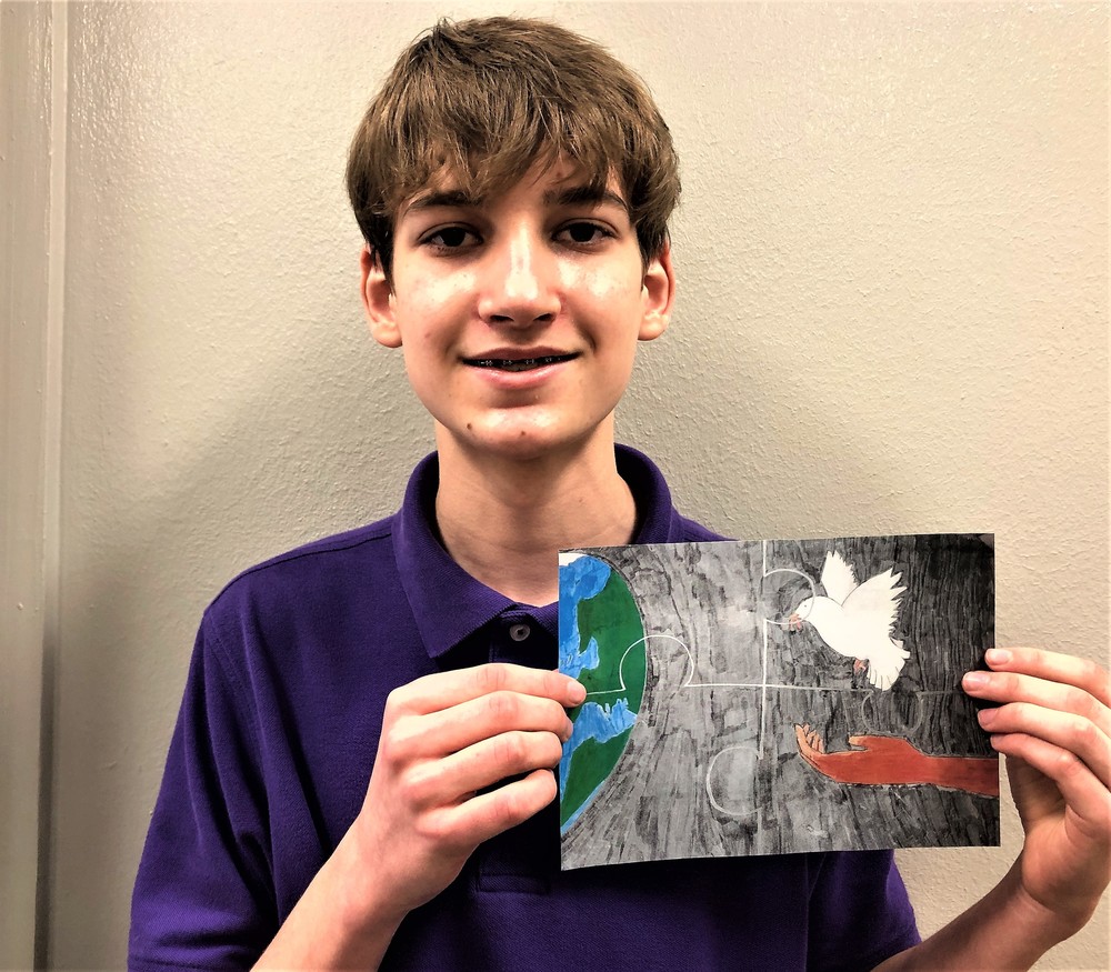 Peace Poster Entry Is Well Received