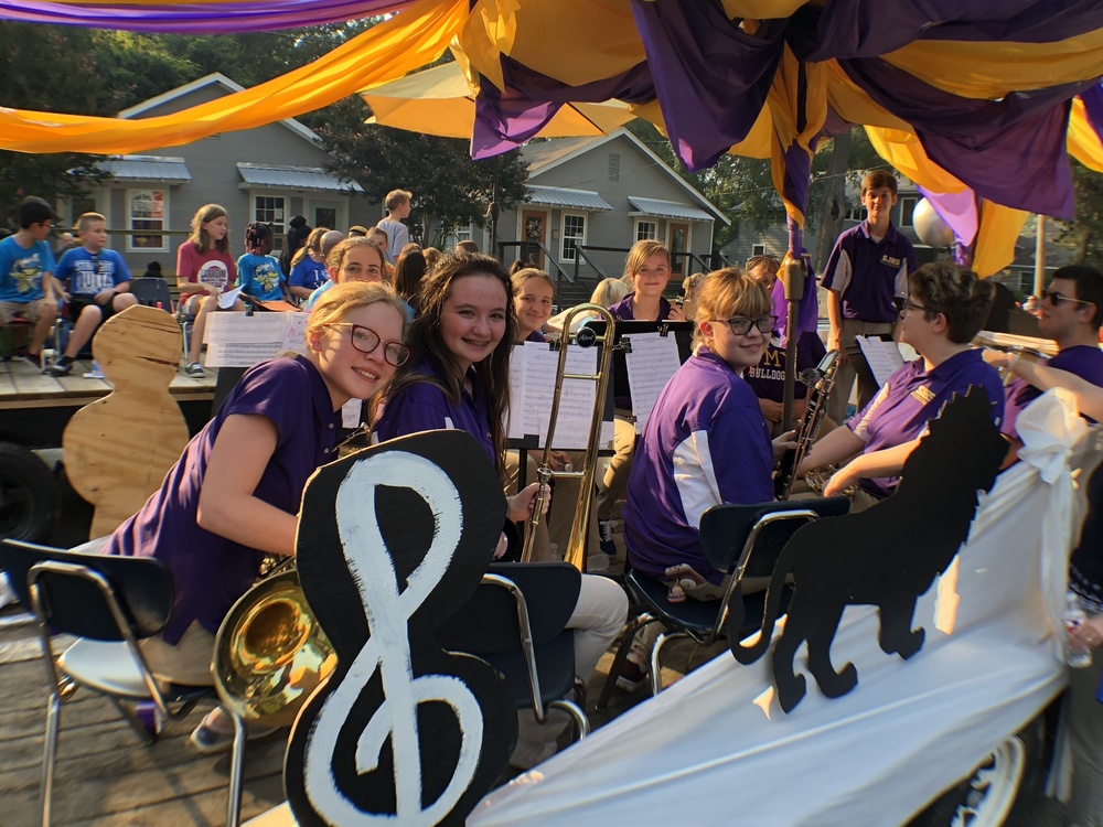 Bulldog Band Lifts School Spirit