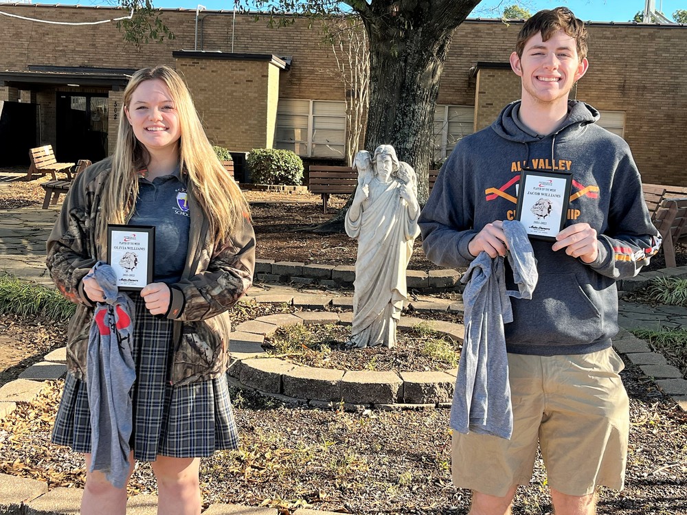 Olivia and Jacob Williams are Integrity Insurance Players of the Week 
