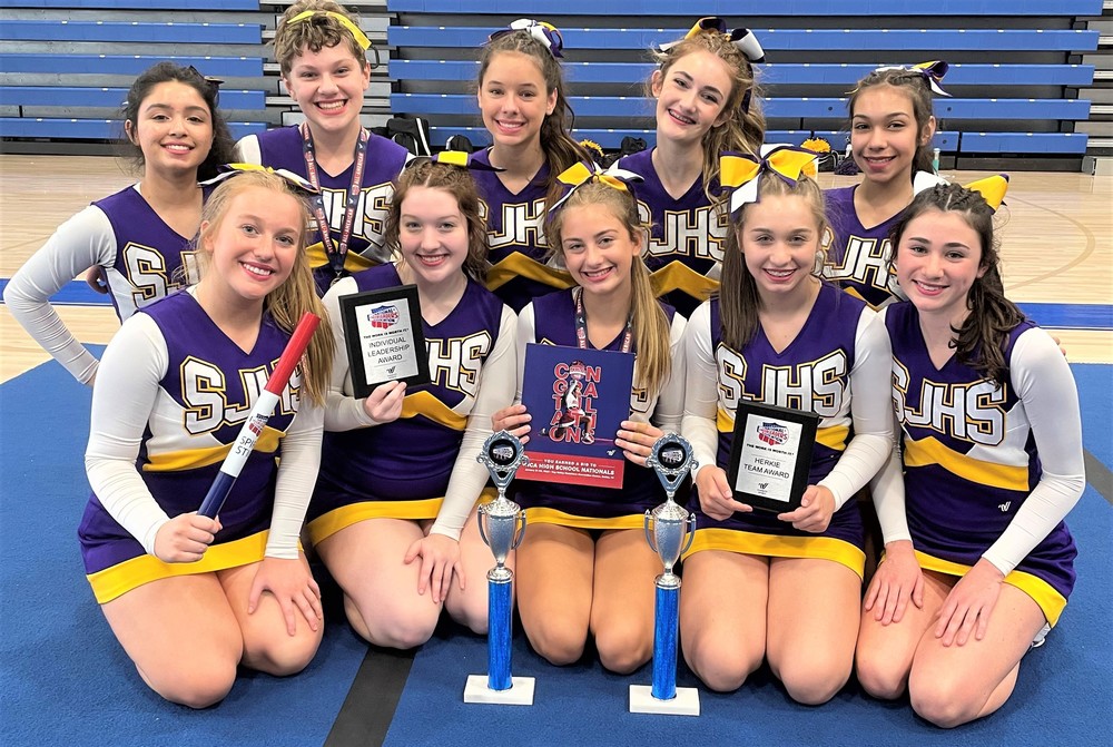 Our Senior Cheerleaders brought home nearly a dozen awards at NCA camp