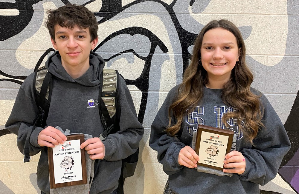 Xavier Stobaugh and Holly Morgan are Players of the Week. 