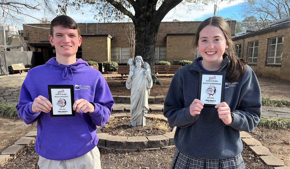 Max Longing and Kaitlyn Kordsmeier are Players of the Week