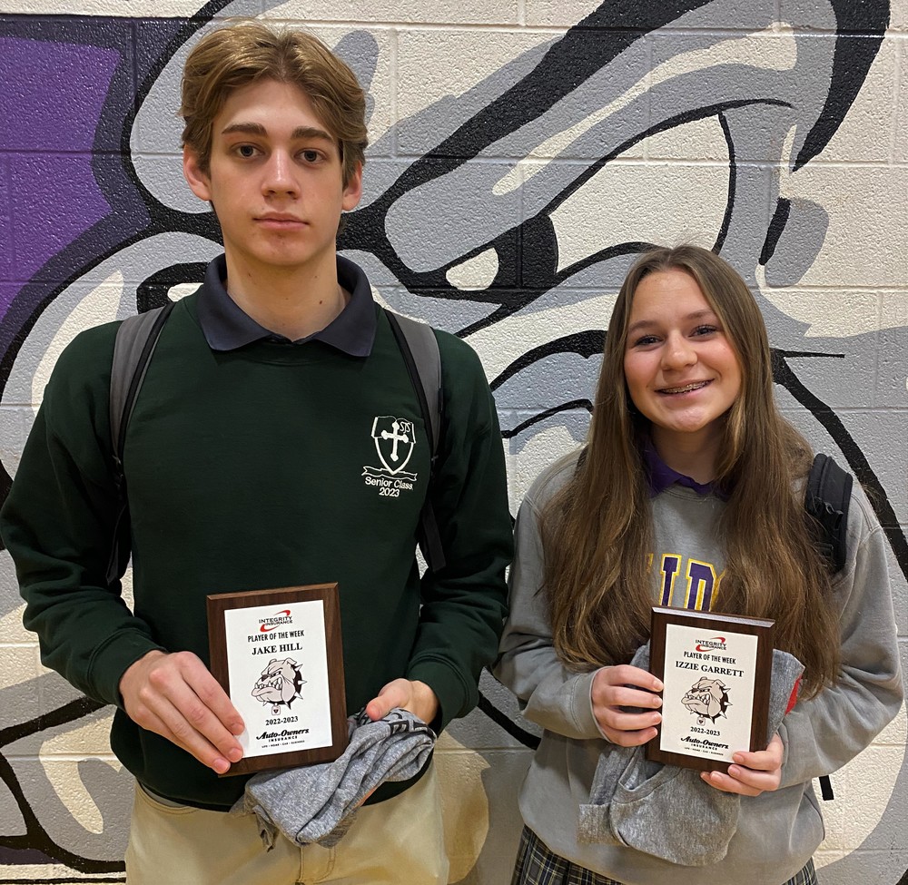 Jake Hill and Izzie Garrett were Players of the Week