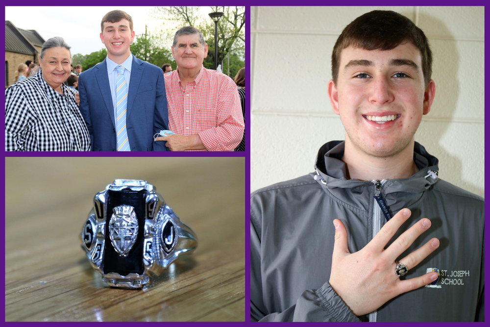 Student's Class Ring Once Worn By Grandfather