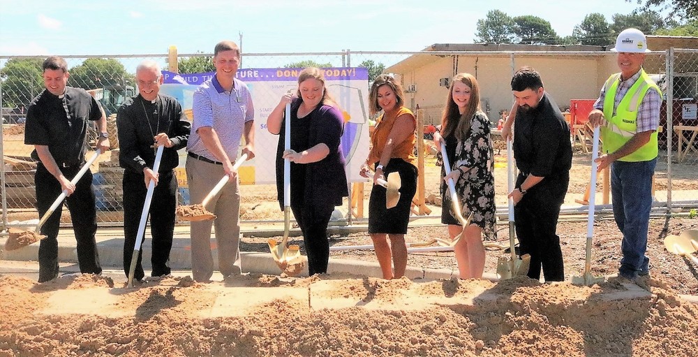 A groundbreaking ceremony for construction of the new St. Joseph High School took place June 30. 
