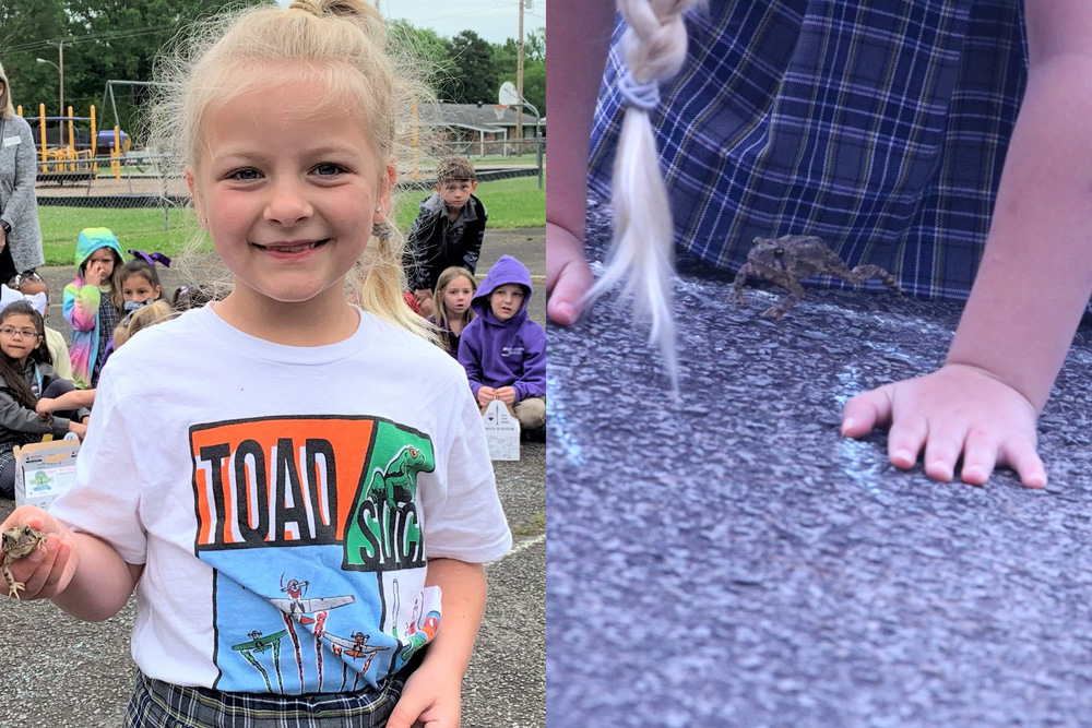 First Grader Wins Toad Race