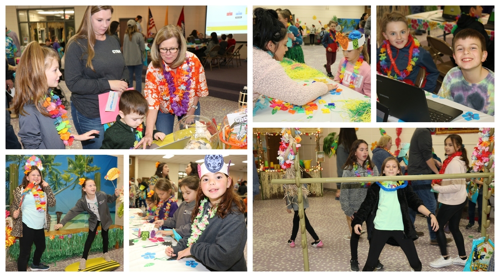 Literacy Night Goes Hawaiian