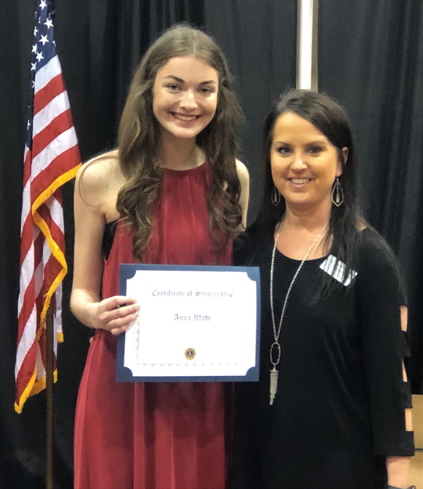 Lions Club Scholarship Awarded