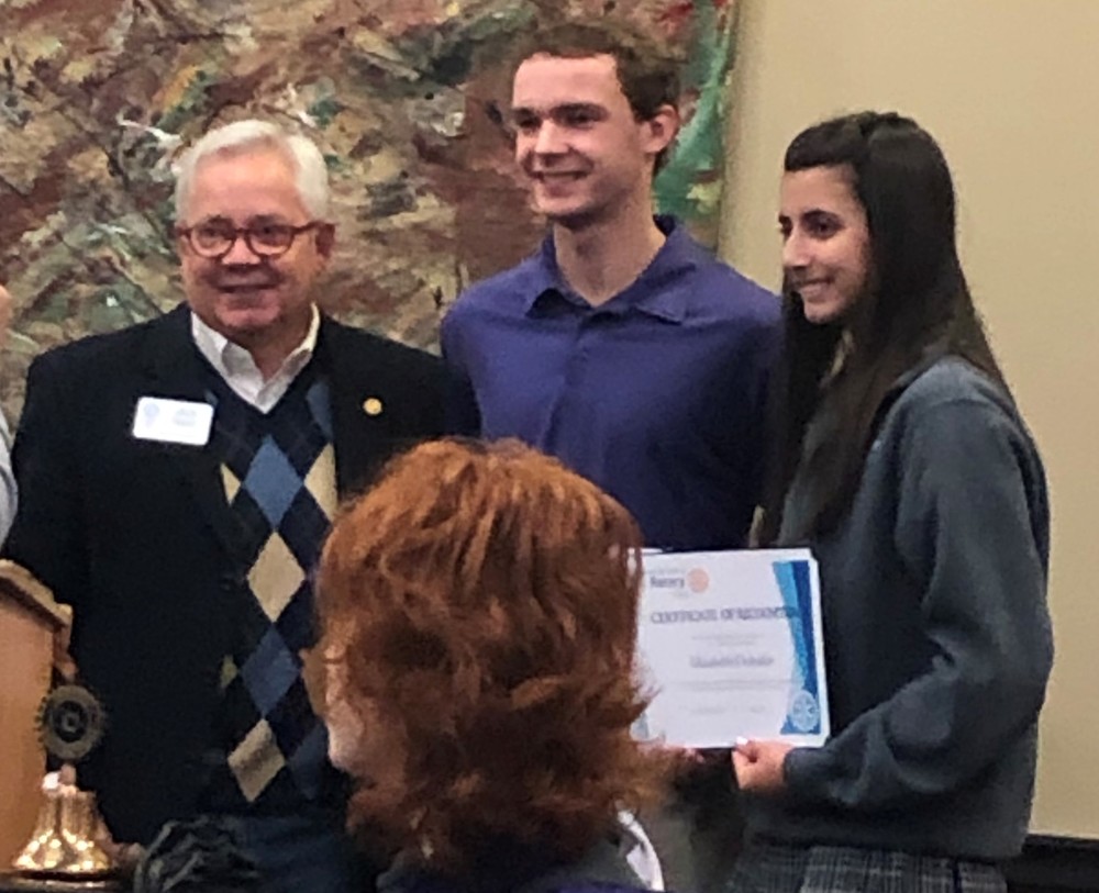 Rotarians Honor Students