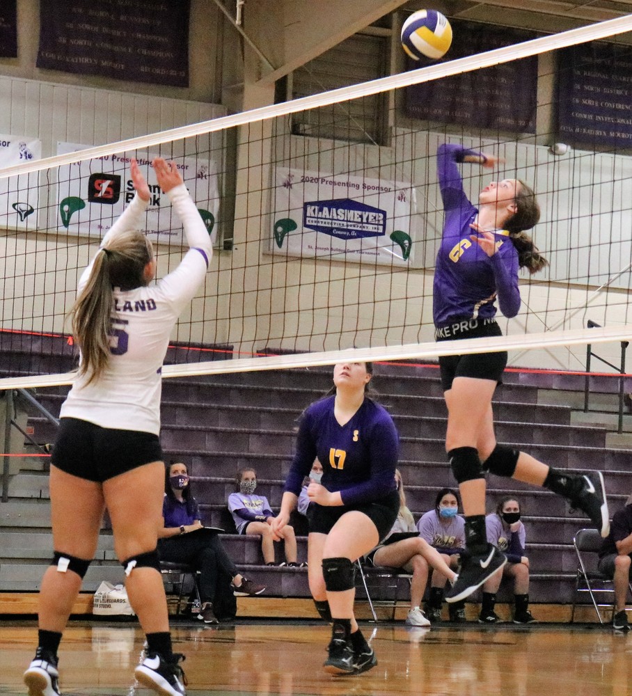 Volleyballers Win First Tournament Game