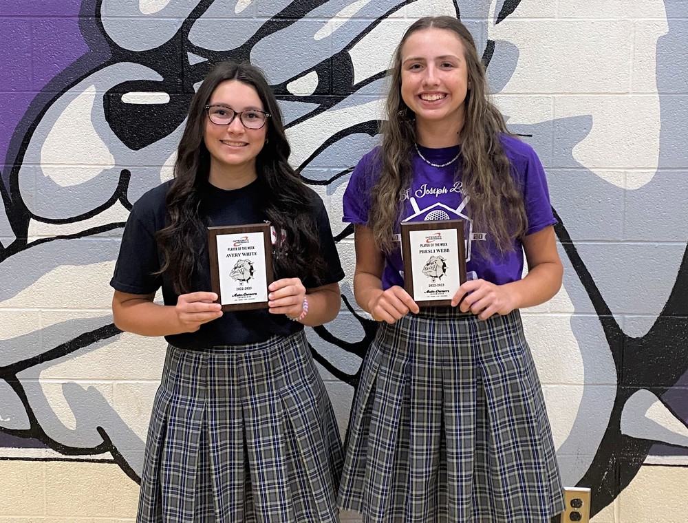 Golfers Presli Webb and Avery White are Players of the Week 