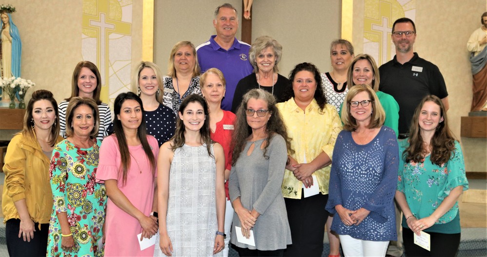 Teachers & Staff Receive Service Awards