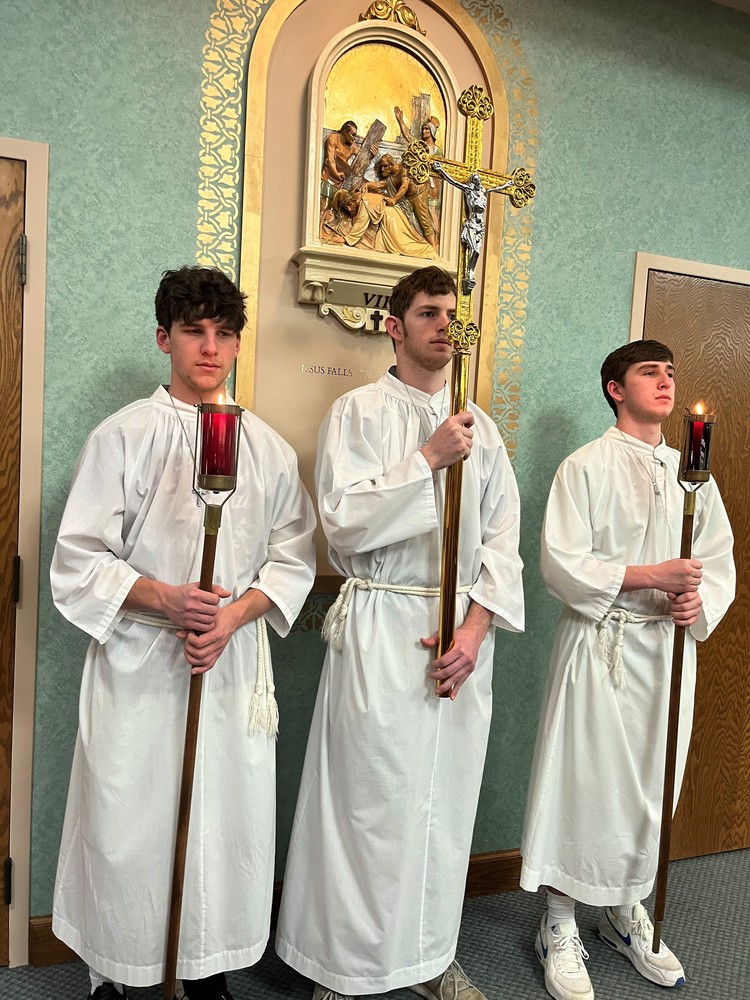 The Stations of the Cross began this week to signify the start of Lent. 