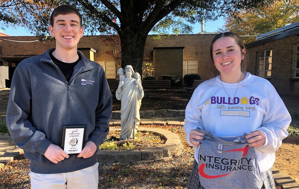 Luke Pope and Maggie Mooney are "Players of the Week"