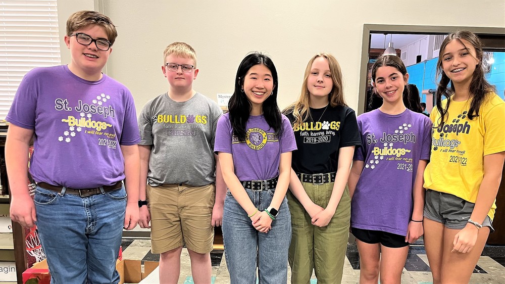 Our junior high students fared well in a special Catholic  Quiz Bowl Tournament 