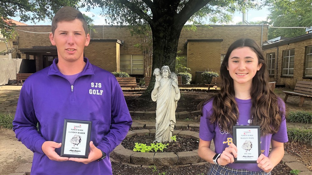 Landon Baker and Bailey Pope are the Integrity Insurance  "Players of the Week." 