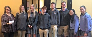 Check Presented to Interact Club