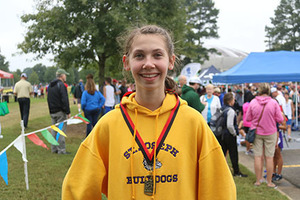 Runner Wins Medal