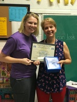 Preschool Teacher Receives Service Award