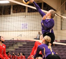 Volleyball Girls Win Home Game