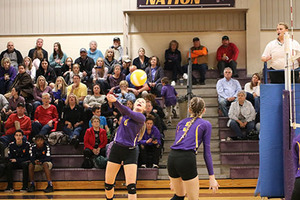 Volleyball Team Wins First District Match