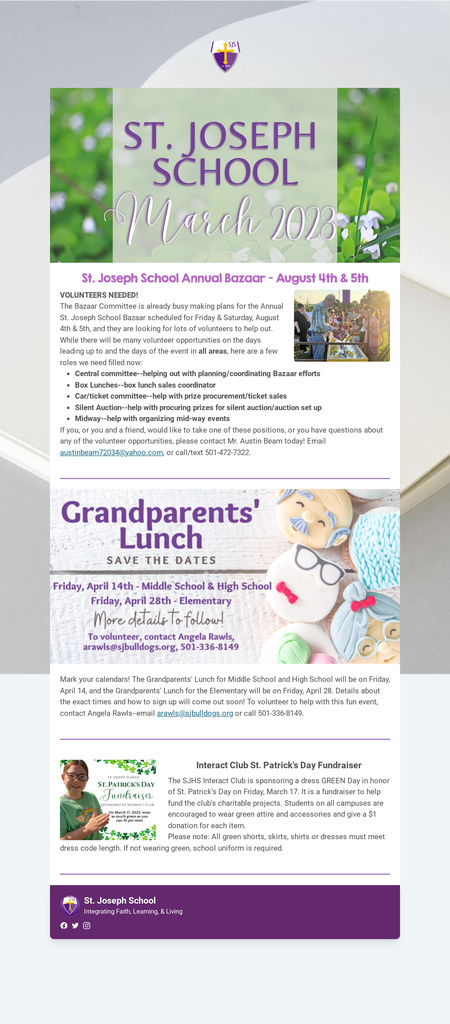 March newsletter
